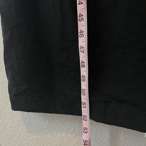 Old Navy Midi Dress Womens 2X Black Drapey Twist Cutout Chic Resort Lightweight - Picture 11 of 12